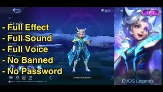 Harith Evos Legend Skin Script Full Effect & Voice (Aamon patch) Mediafire No Password!