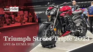 Triumph Street Triple 2023 | La gamma completa LIVE da EICMA 2022