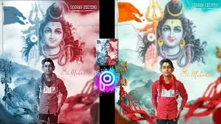 picsArt photo editing in mahadev ||