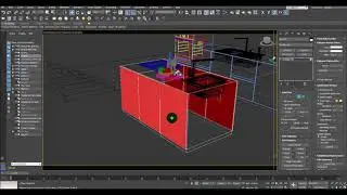3ds max: 15 Оснащение кухни