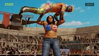 WWE 2K20: Nia Jax vs Kalisto, intergender wrestling