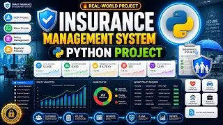 🛡️💼 Insurance Management System Using Python | Complete Python OOP Project | Real-World Projects
