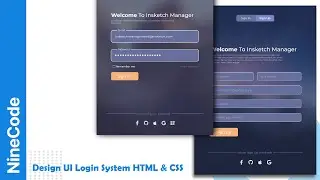 How to Create a Login Form with HTML, CSS, and JavaScript: A Step-by-Step Guide | NineCode