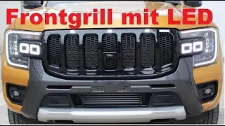 Ford Ranger Wildtrak Next Gen Frontgrill mit LED Beleuchtung