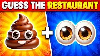 Guess the Fast Food Restaurant by Emoji Quiz? 🍕🌭 Best Food Emoji Challenge