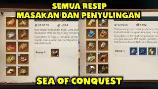 RESEP MASAKAN DAN PENYULINGAN GAME SEA OF CONQUEST