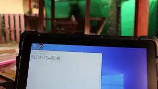 Barcode and QR Code Reader Demo on GOLE F7 Windows 10 Tablet