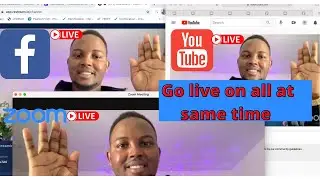 How to Live Stream On Youtube and Facebook  right from Zoom at the same time