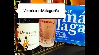 COCTEL VERMÚ A LA MALAGUEÑA .Sabor a Málaga