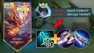NEW MOSKOV BEST 1 SHOT BUILD 2025 INSTANT DELETE!! (moskov best build 2025) - MLBB