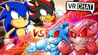 Sonic & Shadow VS Zombot Sonic & Zombot Shadow! (VR Chat)