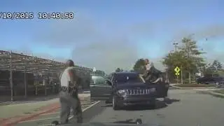 Шоплифтеры попались патрульным, но во время обыска все-таки решили удрать
