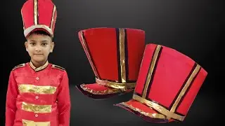 how to make british hat/how to make paper cap