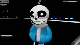 fight skeletons in a box lol: undertale sans (roblox)