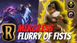 ZED / SIVIR goes Super Saiyan with Flurry of Fists | Ranked Gameplay | Legends of Runeterra LoR Deck
