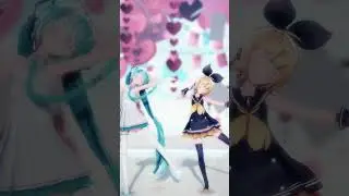【MMD】愛包ダンスホール  -  Sour式初音ミク & Sour式鏡音リン   #shorts