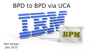 IBM BPM: Calling one BPD from another using UCA