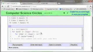 Computer Science Circles 7C: "Finding Factors"