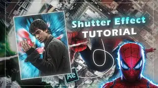 how to make shutter effect on after effect✨