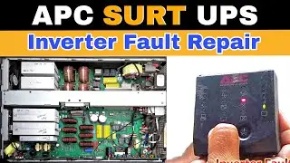 Apc Surt 10 Kva Ups Inverter Repair | Apc Ups Inverter Fault | How to repair inverter for Apc Ups