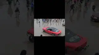 HANGING ON A CAR WHILE DOING A BURNOUT IS CRAZYYYY