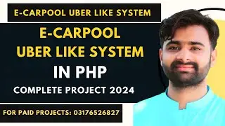 Ecarpool Uber Like System Using PHP | ECARPOOL CAR BIKE BOOKING SYSTEM IN PHP
