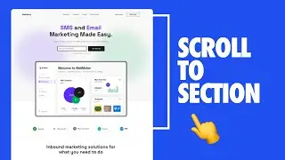 How to scroll to a section in Webflow