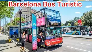Автобусный тур на Barcelona Bus Turistic Hop On Hop Off. Часть 1. Барселона. Испания.