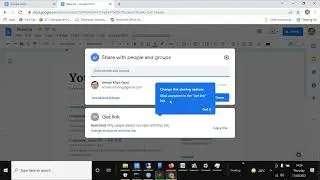 How to share a Google Doc privately