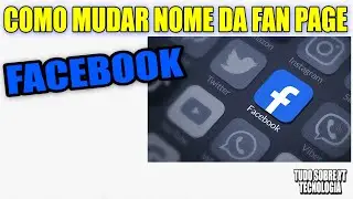 COMO MUDAR NOME DA PÁGINA E PERFIL DO FACEBOOK