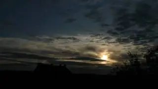 Zeitraffer-Sonnenaufgang am Morgen des 27.04.09