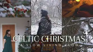 Peaceful Preparations for a Celtic Christmas🎄Decorating, Wreath making & Scottish baking