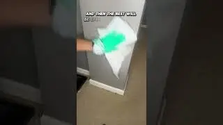 Satisfying wall cleaning #cleantok #cleanings #springcleaning