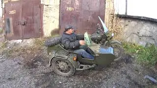 Обзор установки  удлиненной люльки на мотоцикл Урал.