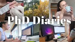 week in my life | productive phd days, iherb haul, conference prep | PhD Vlog #8