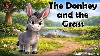🌿 The Donkey And The Grass 🌿 | English Moral Story For Kids 📖