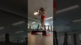 Db Jumping bench lunge