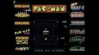 Bandai/Namco Pac-Man Connect-N-Play Plug & Play - All Games Gameplay