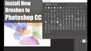 Install  Free Brush Presets Photoshop