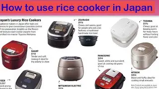 japanese rice cooker kasari chalaune/time setting in rice cooker