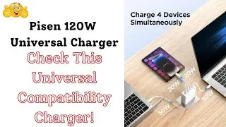 ✅ Pisen 120W Universal Charger Review - Ultimate 4-Port Fast Phone Charger 2024