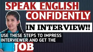 How To Speak English Fluently And Confidently In   Interview  | THE EXPOUND