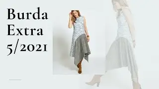 Burda Extra 5/2021 | KnipMode | FashionStyle  Line Drawings Preview |  May 2021