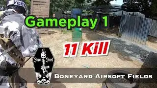 เกมส์แรก เล่นครั้งแรกที่Boneyard Airsoft Fields
