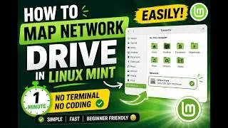 How to Map a Network Drive in Linux Mint Without Using the Terminal