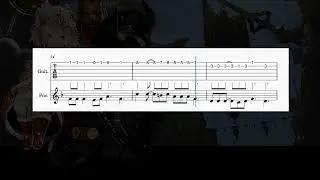 [FFXIV] Uldah Theme - Guitar Tab + Sheet Musice [Easy]