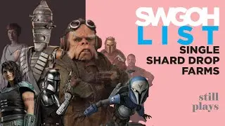 LIST | BEST Single-Shard Drop Character Farms | SWGOH | Galaxy of Heroes