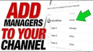 How to Add Editors or Managers to Your YouTube Channel|HOW TO WITH BURHAN