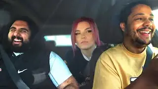 Streamers in Cars Getting Breakfast: 