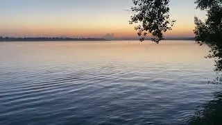 Закат с видом на вечерний Новосибирск